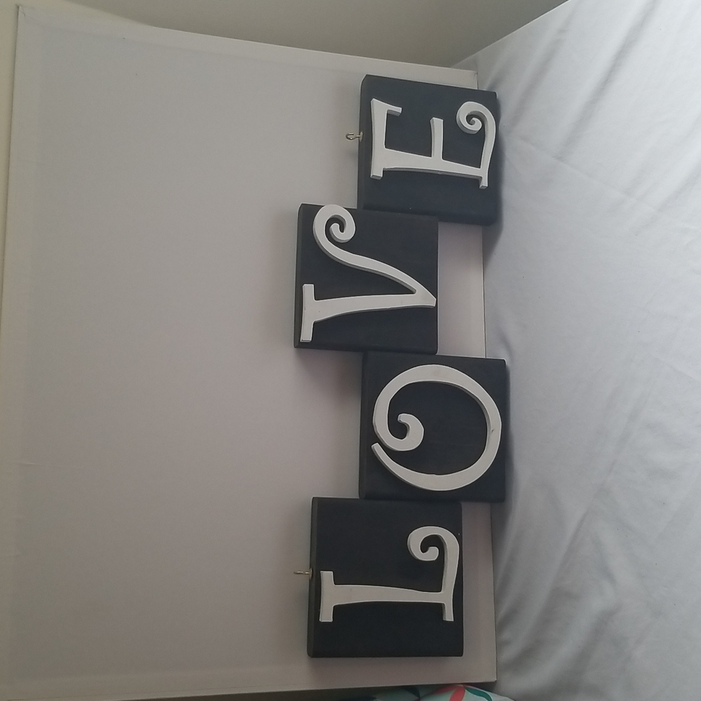 Love sign handmade 20 inches long jute hanger